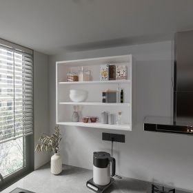 Floating Shelf Meeker, Kitchen, White