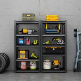 63"H 5 Tier Metal Shelves for Storage Garage Shelving 2000LBS Heavy Duty Storage Shelves Adjustable Garage Shelf Industrial Shelving Unit Storage