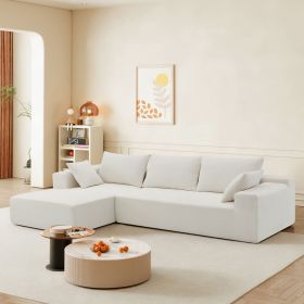 [VIDEO provided]109*68" Modular Sectional Living Room Sofa Set, Modern Minimalist Style Couch, Upholstered Compressed Sofa for Living Room, Bedro