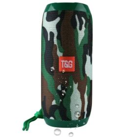 Bluetooth Speaker Wireless Waterproof Outdoor Stereo Bass USB/TF/FM Radio LOUD (Speaker Color: Camouflage)