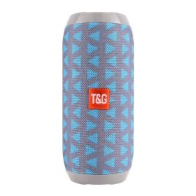 Bluetooth Speaker Wireless Waterproof Outdoor Stereo Bass USB/TF/FM Radio LOUD (Speaker Color: Blue Stripe)