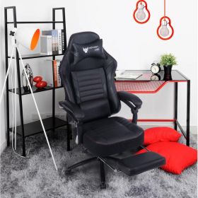 Vanbow.Seat Height Adjustable Swivel Racing Office Computer Ergonomic Video Game Chair (Color: as Pic)