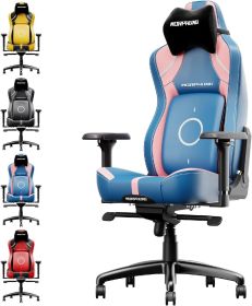 C-L42R gaming chair (Main Color: Blue+Multi, Main Material: PU Leather)